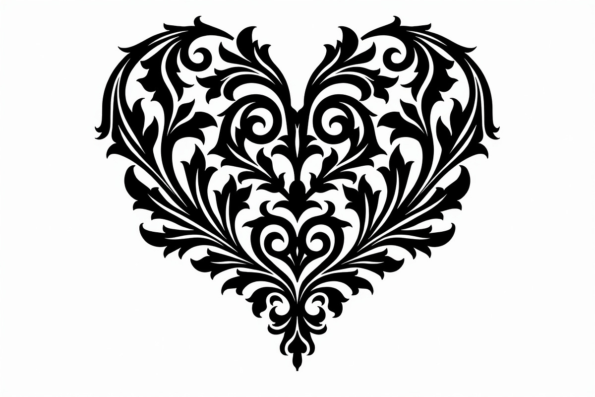 Ornamental Heart Bundle, an Illustration by balal (Photo 5 of 20)