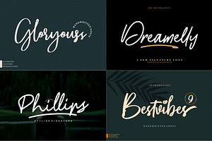 The Handwritten Bundle Fonts