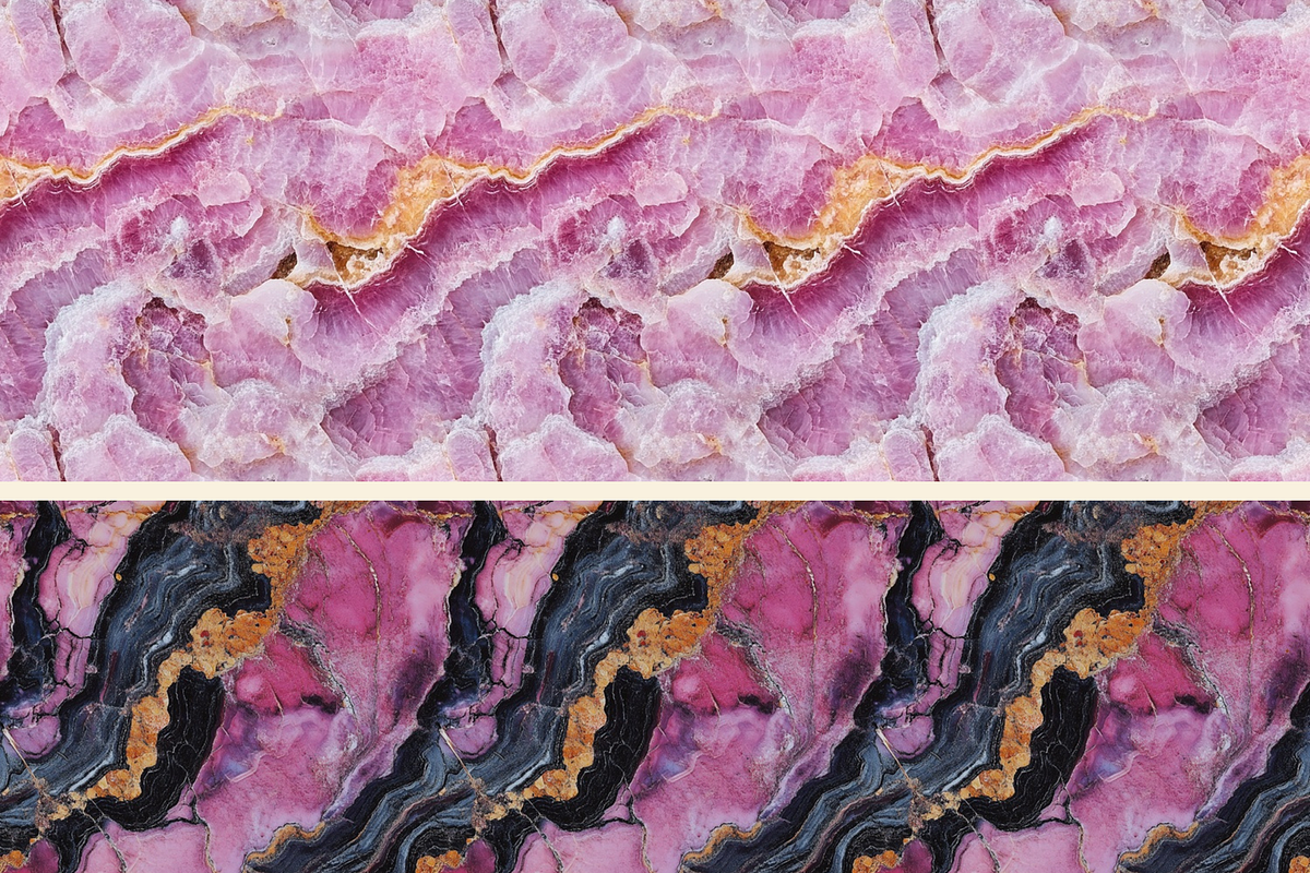 Cobalto Calcite Seamless Patterns, a Pattern Graphic by DigitaI Craft Corner (Photo 5 of 6)