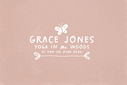 Sugarbear Type Family + Doodles, a Sans Serif Font by Callie Rian & Co. (Thumbnail 7 of 13)