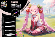 Procreate Anime MaxPack Brushes, a Brush Add-On by Cozy Brushery (Thumbnail 1 of 10)