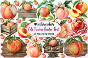 Cute Peaches Garden Fruit Png, a Graphic by CitraGraphics (Thumbnail 1 of 4)