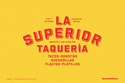 SAZERAC – A Bold Vintage Style Font, a Sans Serif Font by Komet & Flicker (Thumbnail 6 of 15)