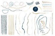 Japandi - abstract watercolor set, a Texture Graphic by KatsiarynaKa (Thumbnail 5 of 19)