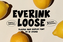 Everink Loose - Playful Bold Font