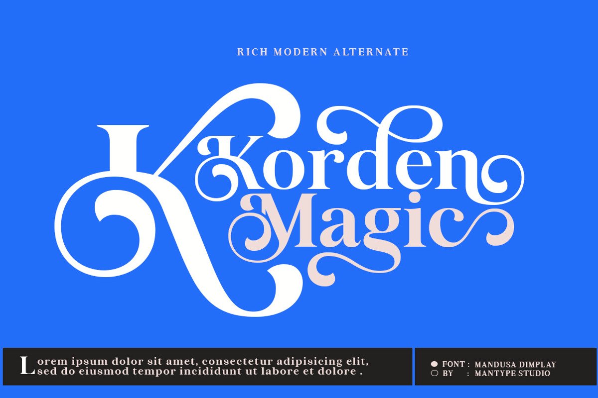 Mandusa dimplay, a Serif Font by Mantype Studio (Photo 10 of 15)