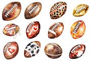 Football Ball Sublimation Bundle, an Illustration by Designworld (Thumbnail 2 of 5)