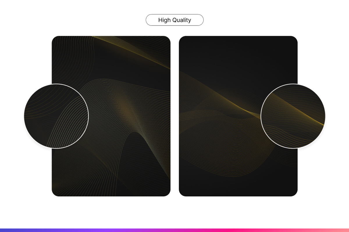 Luxury Golden Line Waves Background, a Background Graphic by Loin Studio (Photo 3 of 5)