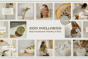 Wellness Instagram Templates II, a Social Media Template by Instprofi | Studio Estimo (Thumbnail 1 of 10)