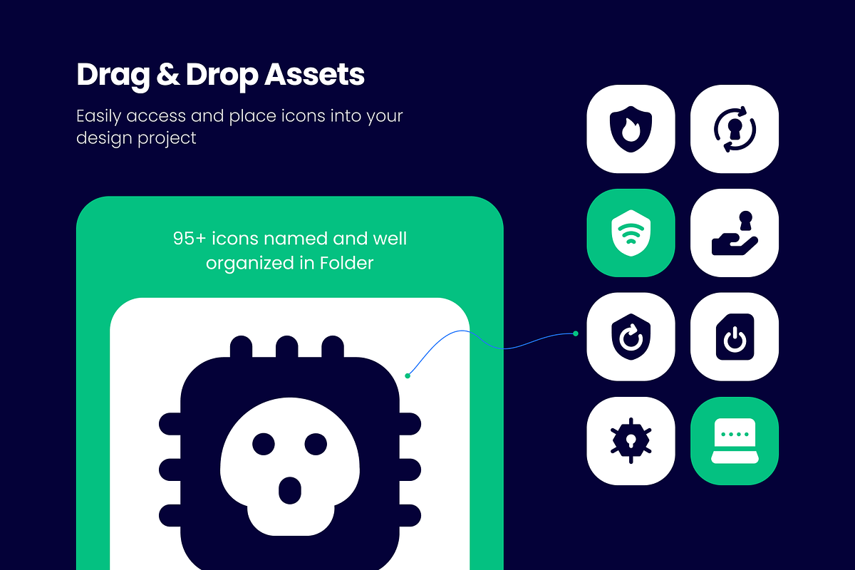 Cybersecurity and Hacking Icons, a Duotone Icon by Brickclay (Photo 3 of 5)