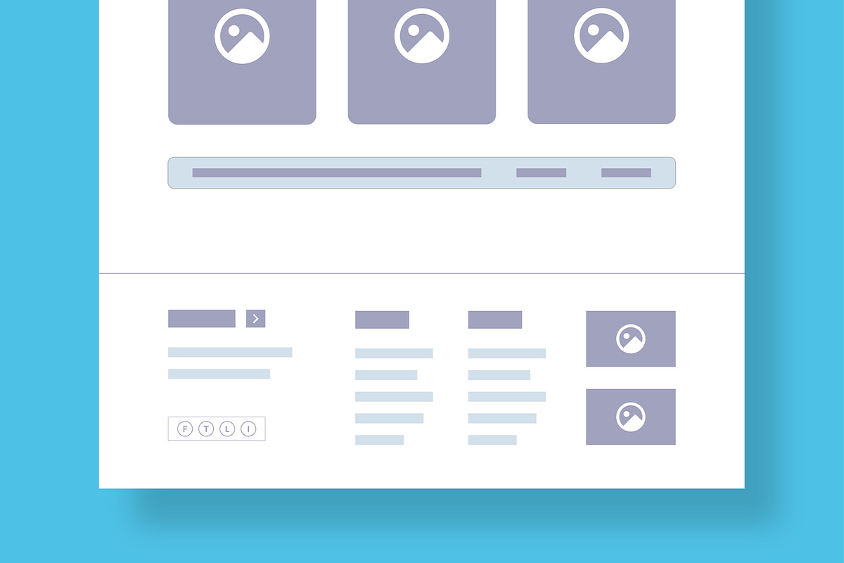 Website Wireframe for Landing Page preview 6