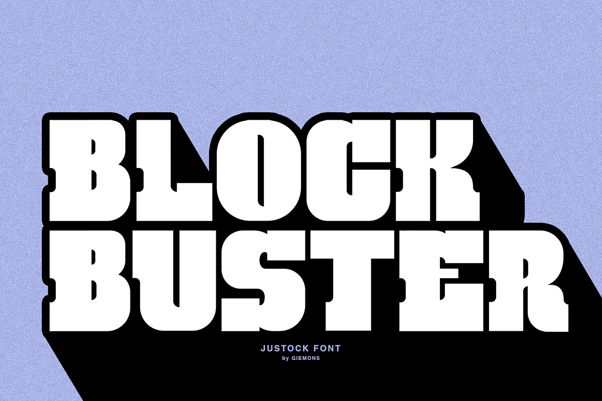 Justock Font - Black Slab, a Slab Serif Font by giemons™ (Photo 4 of 9)