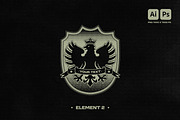STREETWEAR HERALDIC GRAPHIC SET, an Object Graphic by BonkiStudio (Thumbnail 3 of 11)