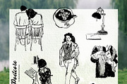 Poetcore: Ink Illustrations & Frames, a Decorative Illustration by divanovskaya_nv (Thumbnail 10 of 23)