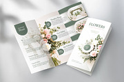 Flower Shop Trifold Brochure, a Brochure Template by WheelieMonkey (Thumbnail 1 of 3)