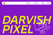 CS Darvish Pixel, a Sans Serif Font by Craft Supply Co. (Thumbnail 1 of 8)