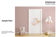 Nursery Door Murals Mockups, a Product Mockup by mock-ups (Thumbnail 6 of 9)