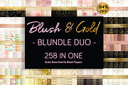 Grunge Gold Confetti Digital Papers, a Texture Graphic by Chus Moreno Studio (Thumbnail 2 of 2)