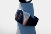 Smart Watch Mockup, a Wearable Device Mockup by Mockupnine (Thumbnail 4 of 5)