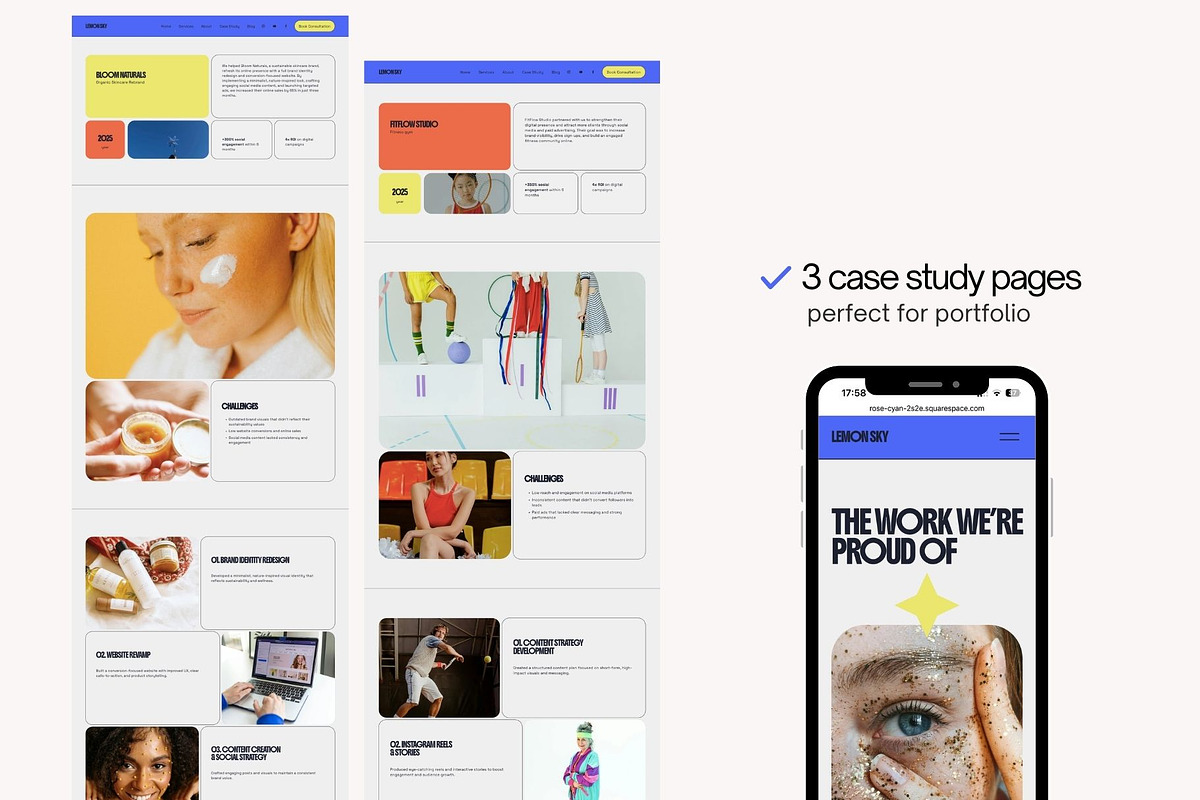 Bold Squarespace Template for agency, a Squarespace Template by Yaaas Design (Photo 9 of 10)