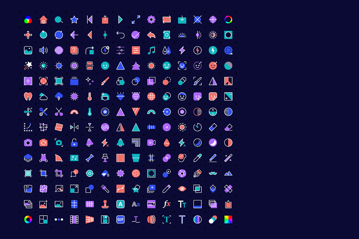 Edit icons set, an Outline Icon by karnofff (Photo 10 of 12)