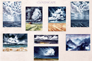 Cloudscape, a Texture Illustration by Salted Galaxy (Thumbnail 8 of 10)