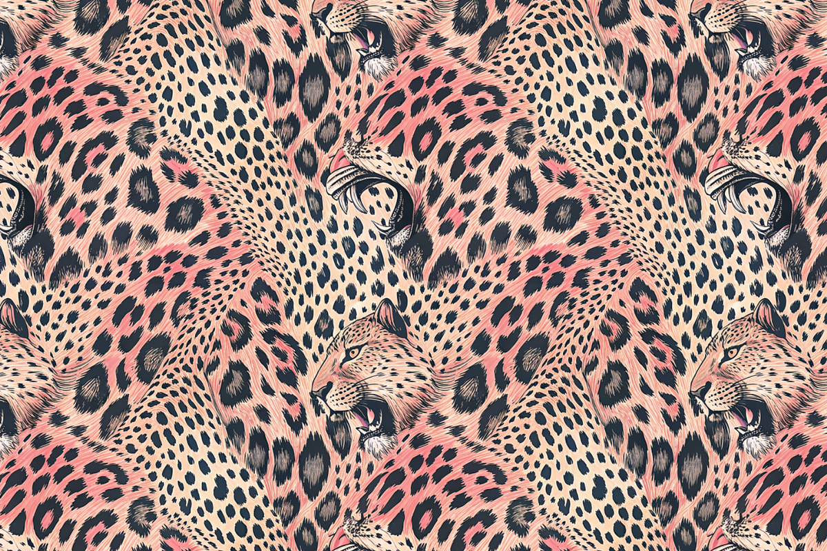 Seamless pattern. Animal and floral, a Pattern Graphic by Designs by Helen Trupak (Photo 5 of 8)
