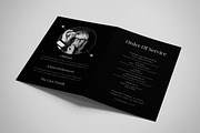 Grey Modern Funeral Program, a Card Template by graphicook (Thumbnail 2 of 3)