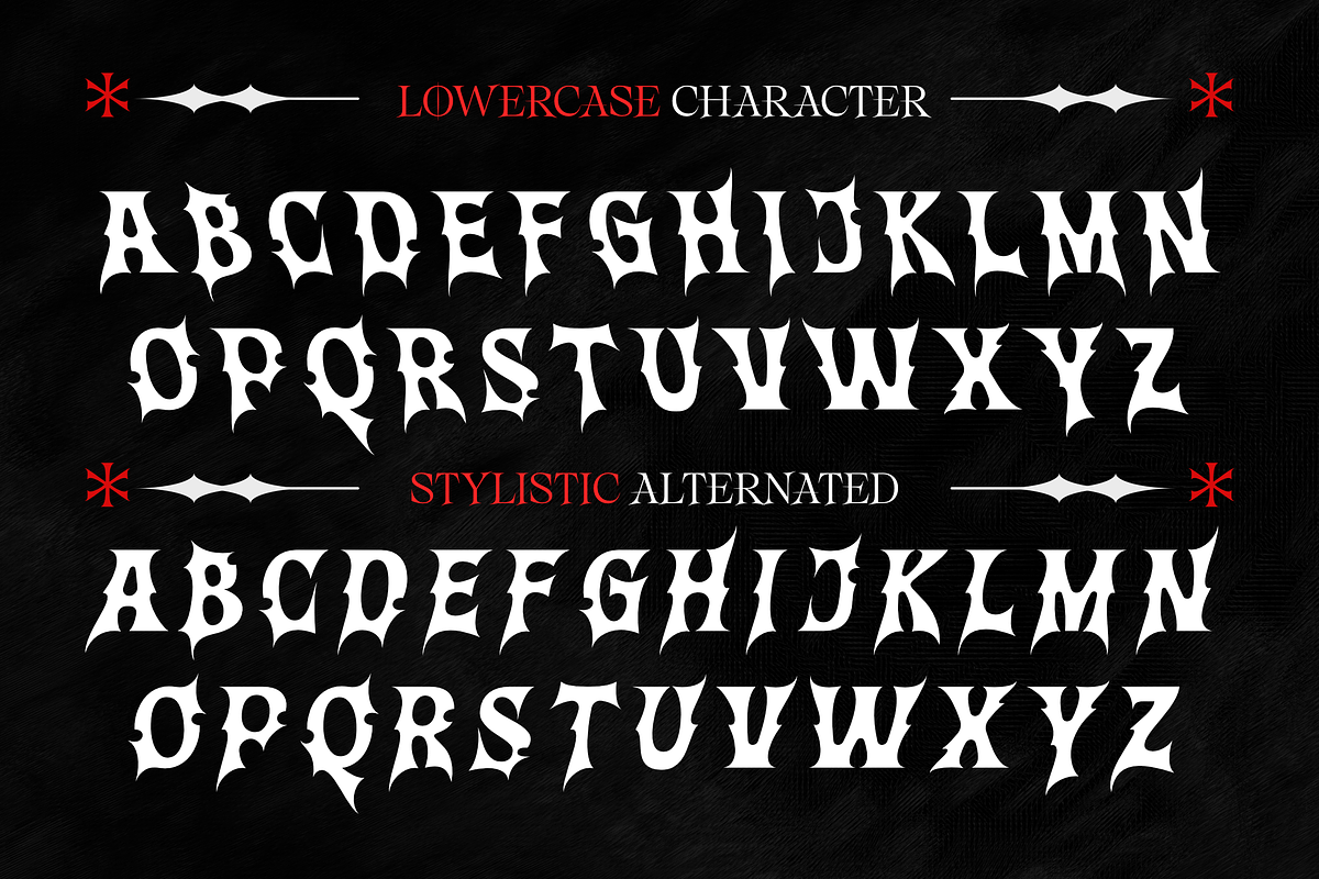 Deamagr - Gothic Fantasy Game Font, a Blackletter Font by Typia Nesia (Photo 13 of 13)
