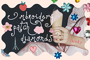 Embroidery & Diamond Patch, an Object Graphic by Kristina&Co (Thumbnail 10 of 11)