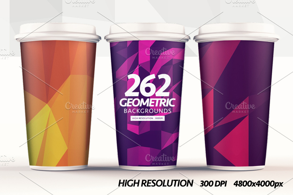 Geometric Polygon Backgrounds 262 preview 5