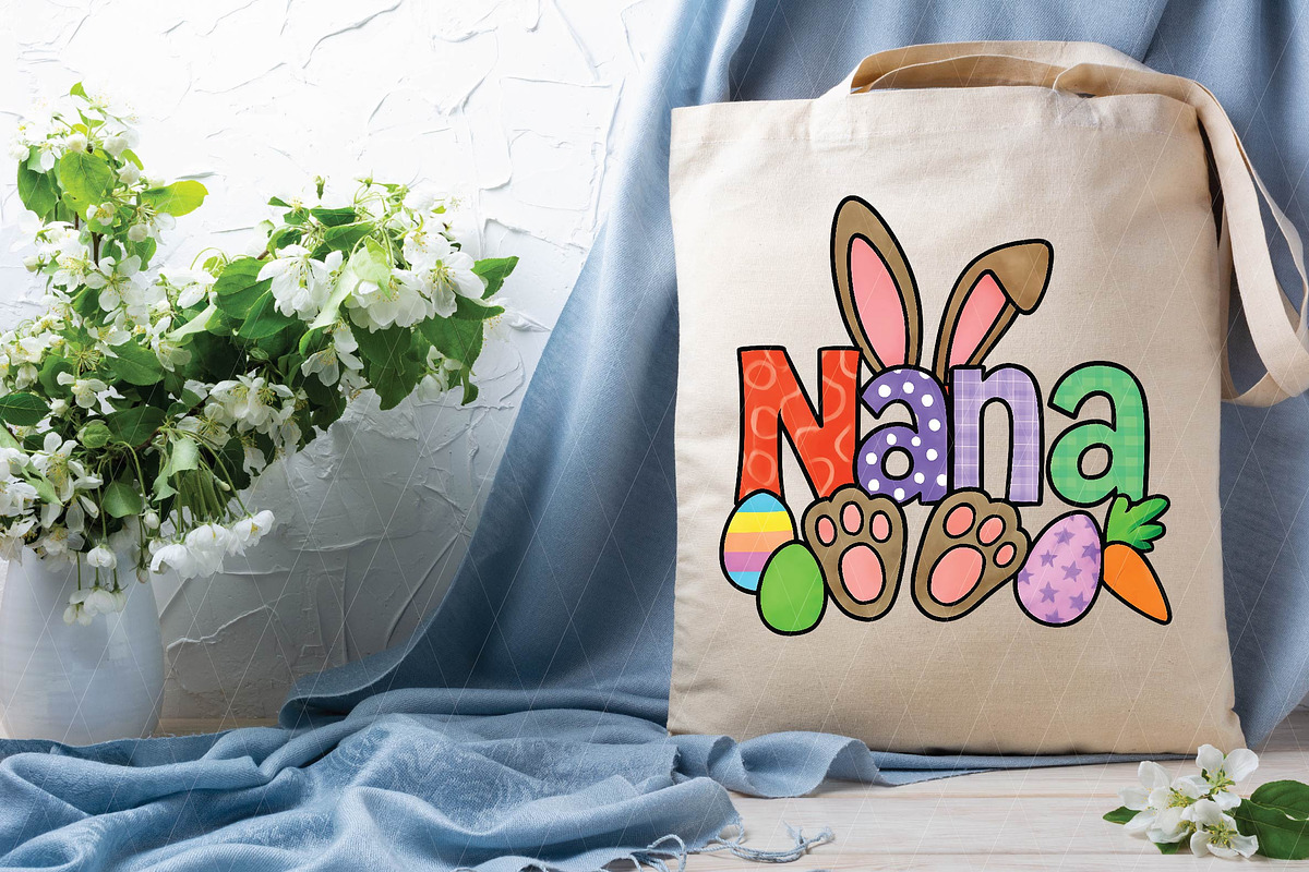 Retro Mama Easter PNG, Bunny Ears, an Illustration by DreamPrint404 (Photo 6 of 7)