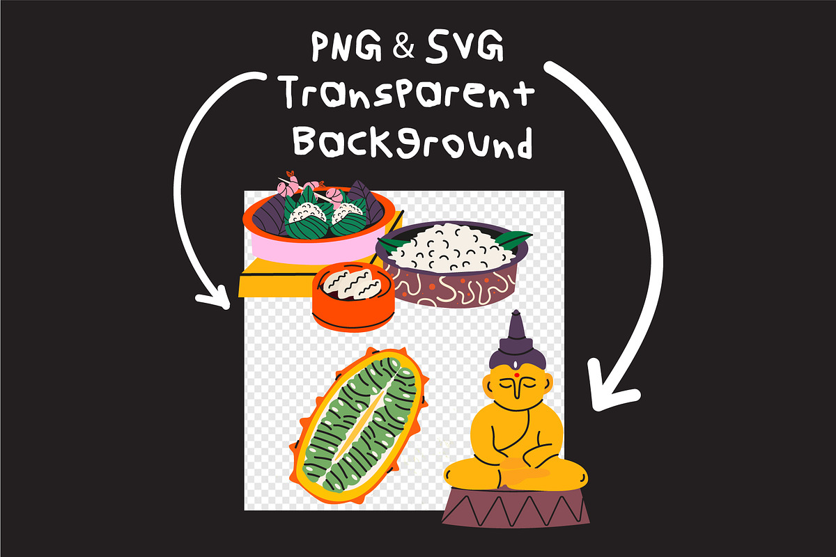Thailand Travel Clipart, a Decorative Illustration by Luamor (Photo 4 of 4)