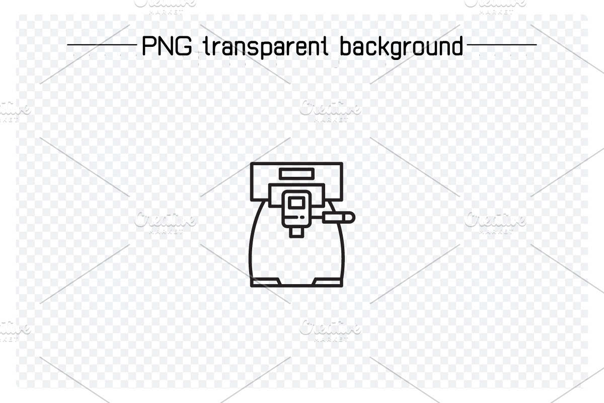 Expresso Machine Icons Set, an Outline Icon by Designfour (Photo 6 of 7)