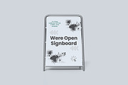 Sign Board Mockup, a Mockup by NyakBiett (Thumbnail 4 of 5)
