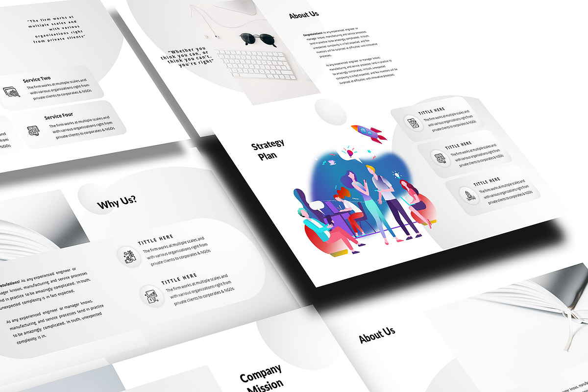 Pitch Deck Web Design Google Slides, a Presentation Template by temphall (Photo 6 of 8)