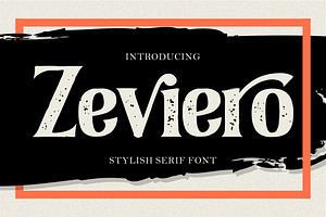 Zeviero - Stylish Serif Font