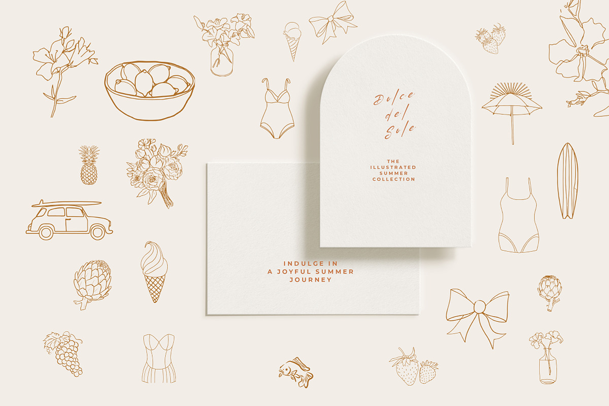 Dolce Vita Amalfi Summer Icons, an Object Illustration by Laras Wonderland (Photo 7 of 8)