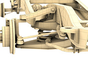 PICKUP TRUCK CHASSIS 2WD, a Cars & Vehicle 3D Model by NNAVAS 3D (Thumbnail 17 of 18)