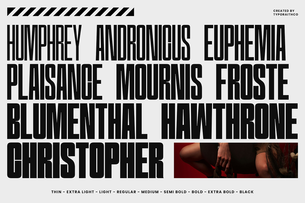 Hightone Font Family, a Sans Serif Font by Typoraith Co (Photo 7 of 13)