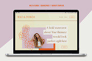 Wild & Florida - Website Template, a Squarespace Template by Ryen Creative (Thumbnail 1 of 5)
