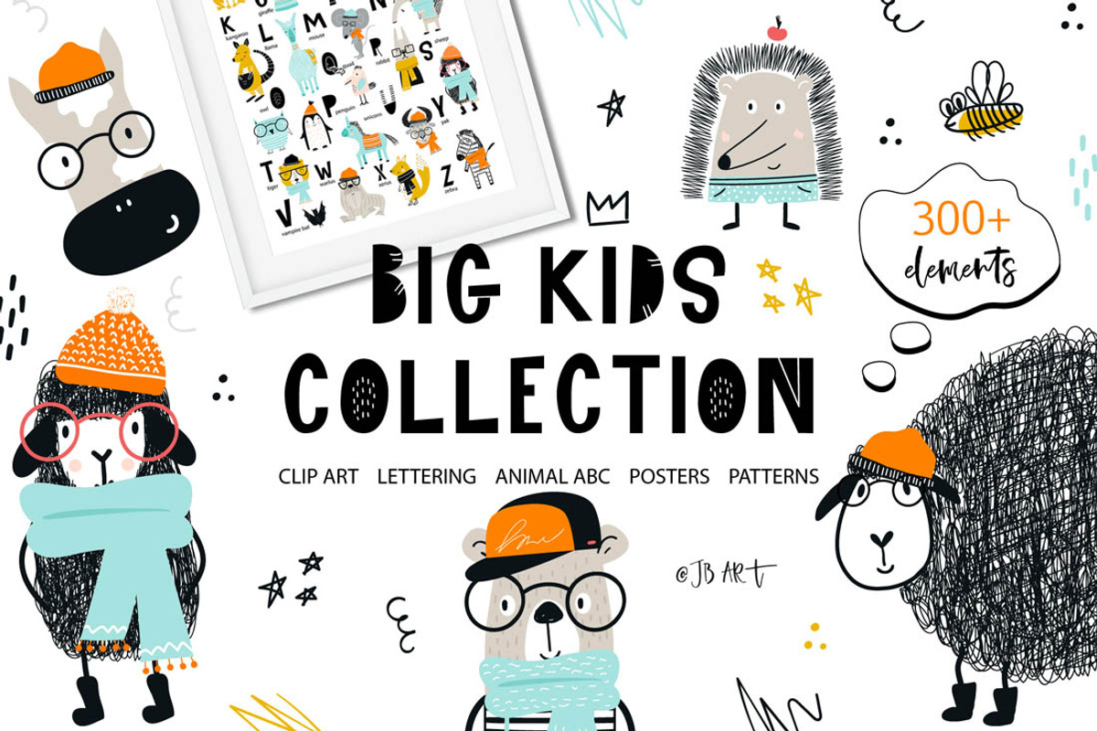3609 in 1 - BIG KIDS BUNDLE, an Animal Illustration by Oksana Stepova (Photo 2 of 18)