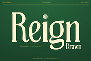 CS Reign Drawn, a Serif Font by Craft Supply Co. (Thumbnail 1 of 8)