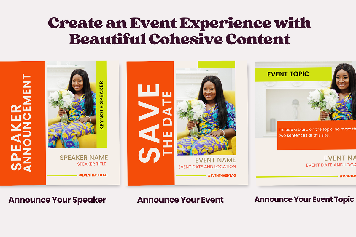Instagram Event Promo Template, a Social Media Template by Templates by Carey (Photo 6 of 9)