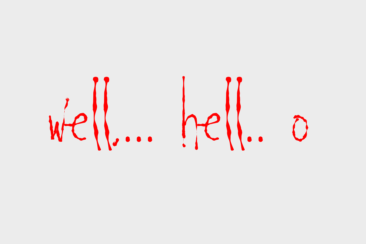 Hauntink - Horror Bleed Ink Font, a Handwritten Font by Gittype (Photo 7 of 7)