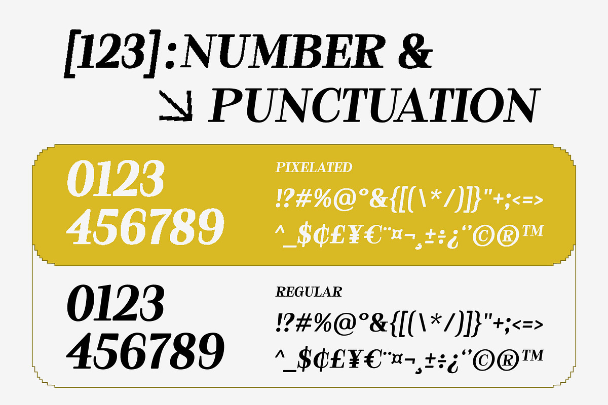 Reaktona - Pixel Slanted Serif Font, a Serif Font by Drizy (Photo 5 of 10)