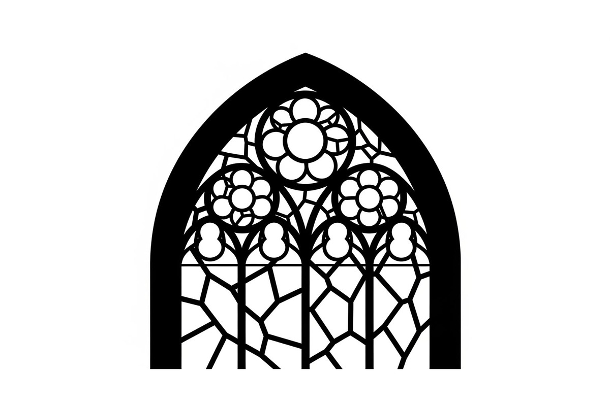 Gothic Church Window Frame Bundle, an Illustration by jahid234 (Photo 11 of 31)