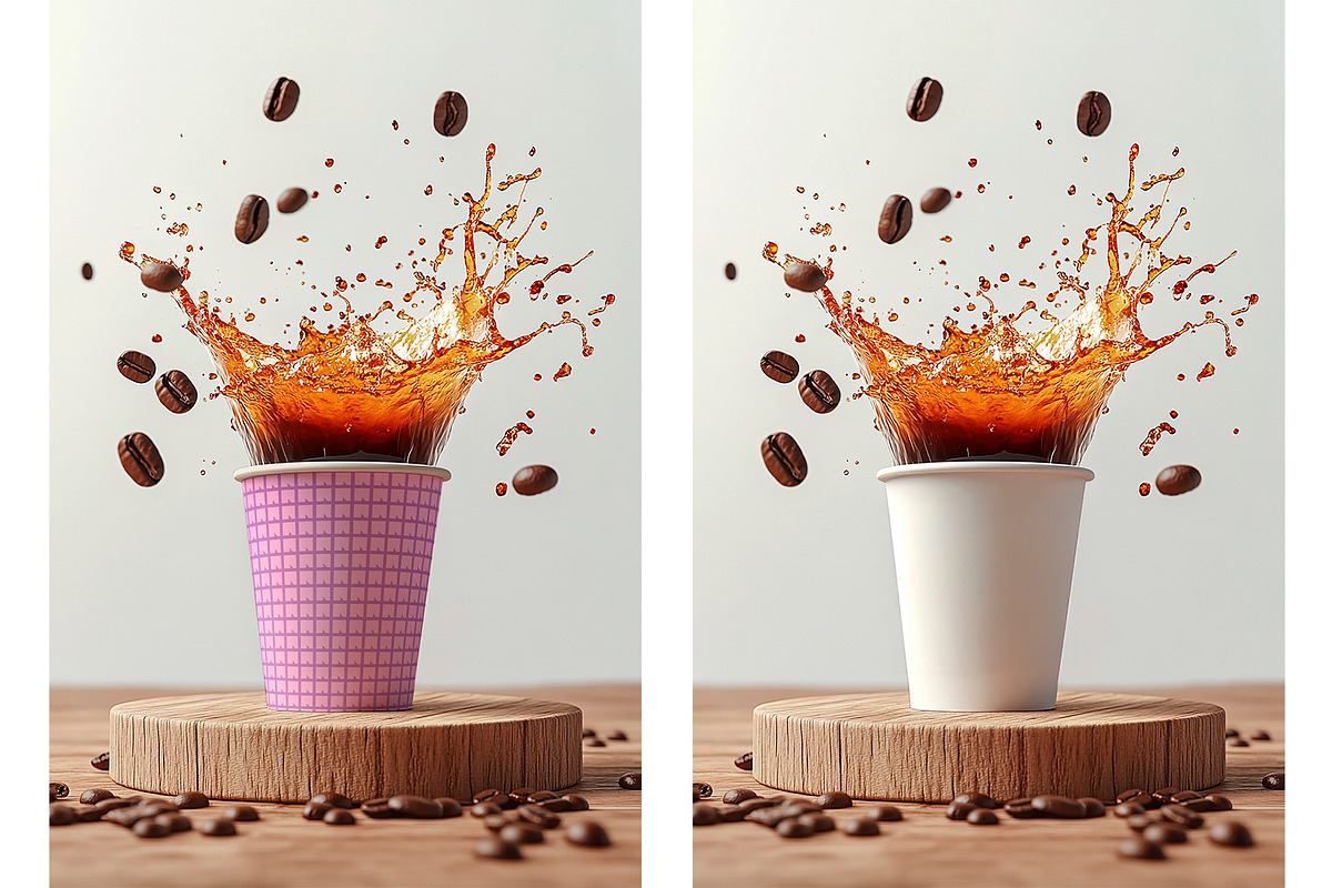 Coffee Cup Mockup, an Advertising Mockup by The Rose Project (Photo 2 of 2)