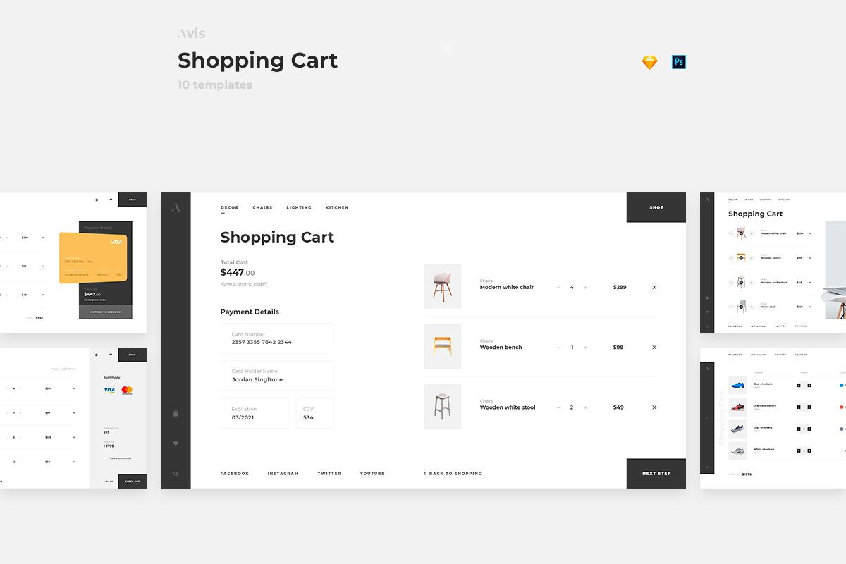 Avis - E-Commerce UI Pack, an UI Kit Template by Alexandr Gorbatov (Photo 8 of 8)