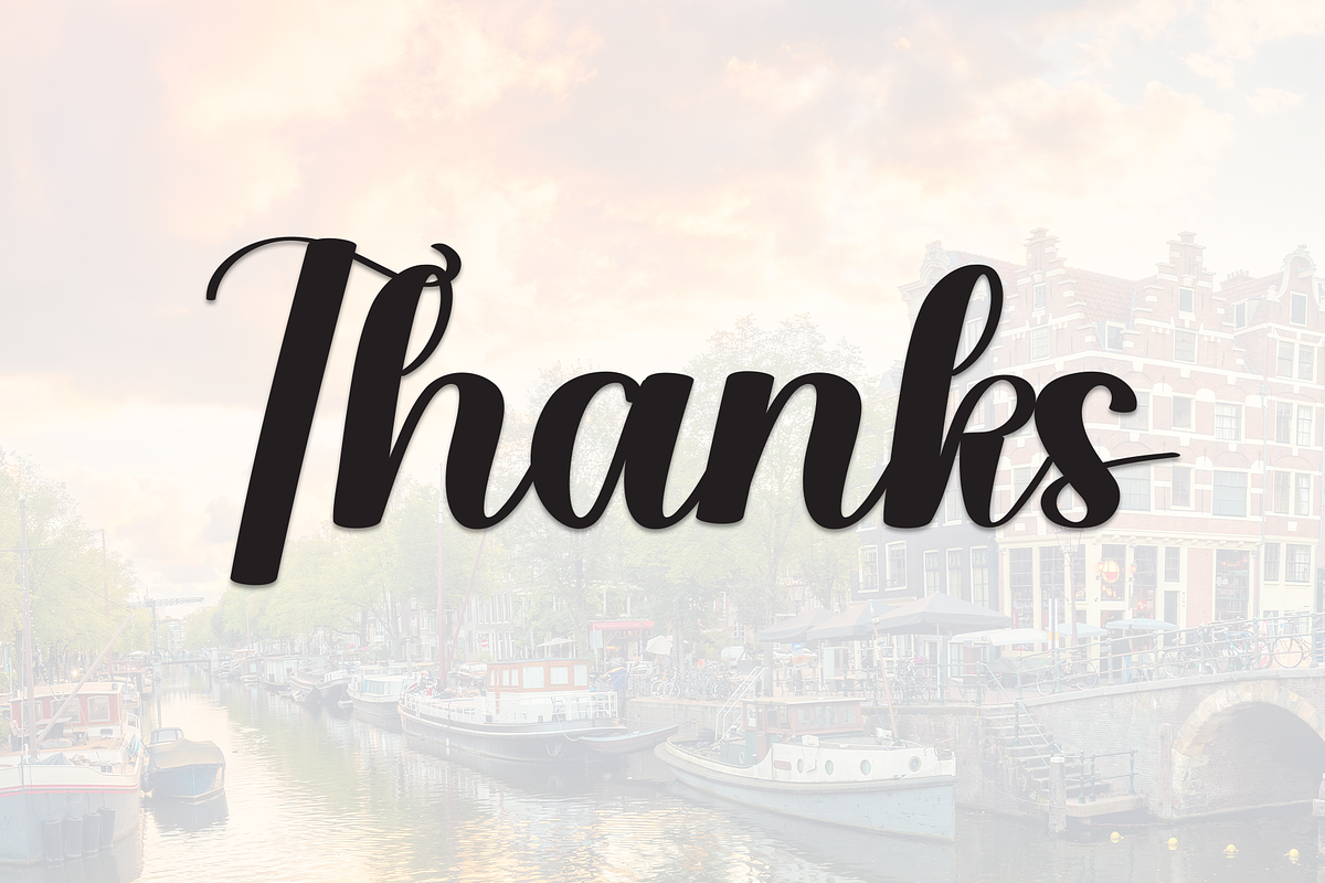 Amsterdam | Script Font, a Handwritten Font by Scratchones (Photo 8 of 8)